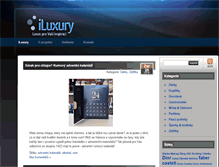 Tablet Screenshot of iluxury.cz